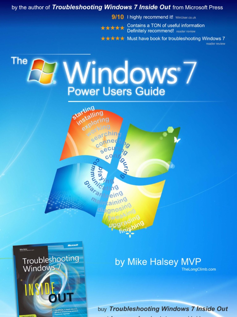 Windows 7 Book Windows 7 Microsoft Windows