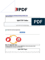Split PDF Online