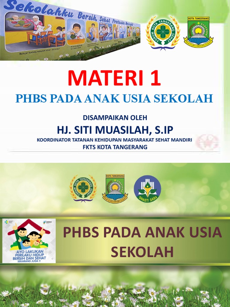Panduan Phbs Di Sekolah Untuk Hidup Sehat Pdf Kesehatan Holistik