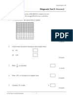 MEP Year 7 - Diagnostic Tests - Test - E