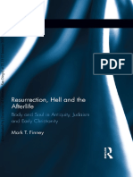 FINNEY, Mark T. (2016), Resurrection, Hell and The Afterlife. Body and Soul in Antiquity, Judaism and Early Christianity