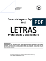 Cuadernillo Letras 2017 Unsam