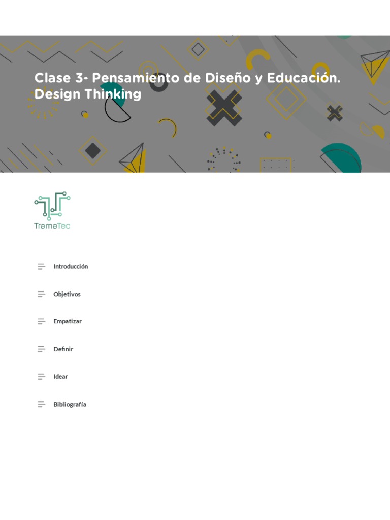 Design Thinking en Educación | PDF | Empatía | Diseño