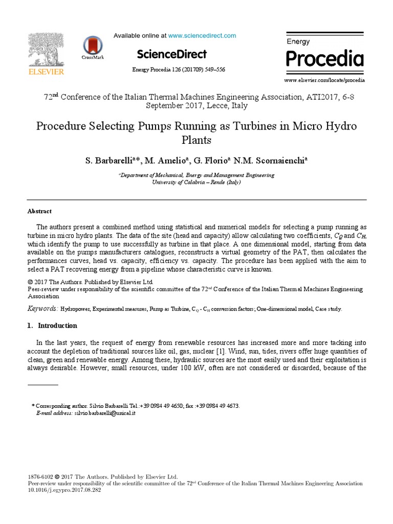 Sciencedirect PDF Pump Physical Quantities