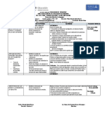 Planeación Didáctica Pedagógica 3° SEC