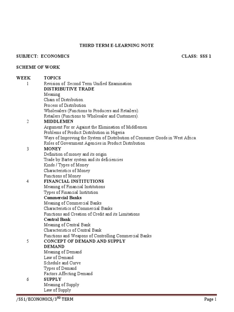 GRADE 11 ECONOMICS MODULE 3 PDF NOTES TERM 3 visual data 2