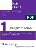 Clase 1 C - Inicio Programacion - Unity