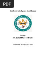 AI Lab Manual Sohail Masood - 2