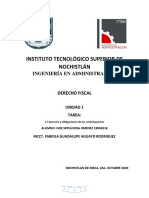 1.3 Derecho y Obligaciones de Los Contribuyentes