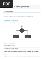 C Ternary Operator