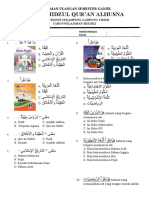 PTS Bahasa Arab Kelas 3 SEM 1 NEW