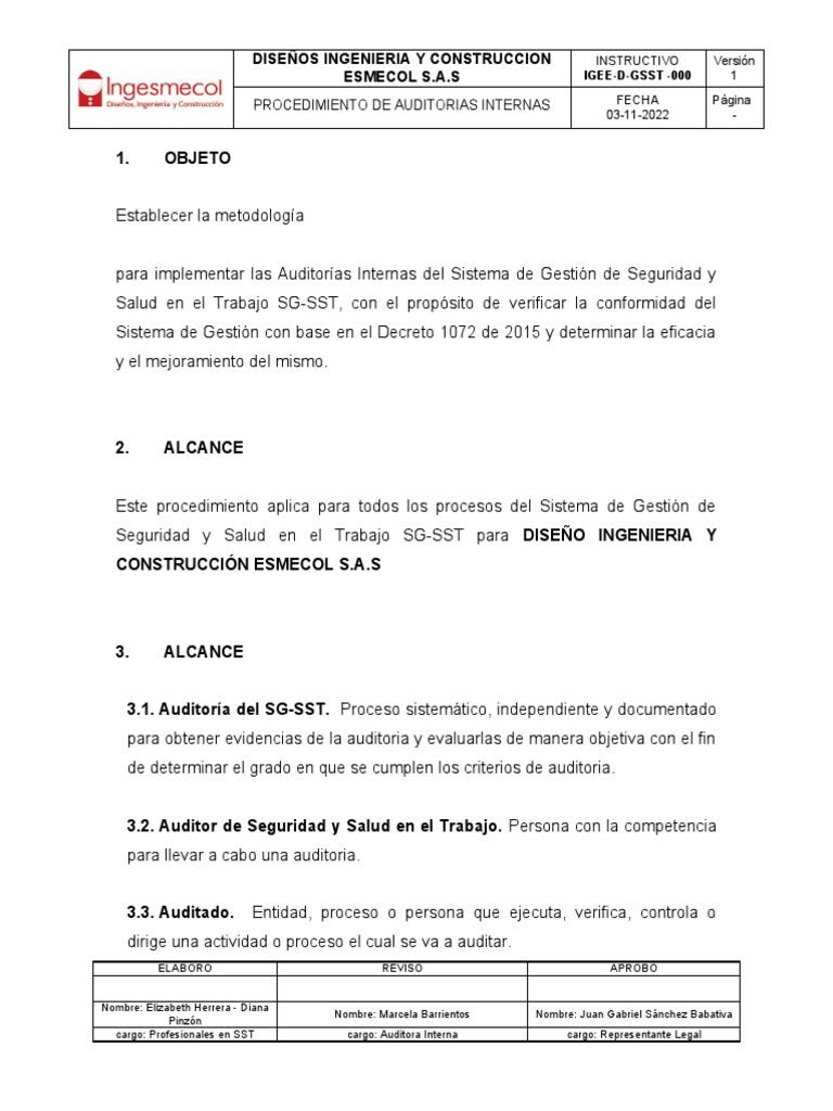 procedimiento-auditorias-internas-ingesmecol-pdf-auditor-a-contralor