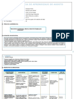 Experiencia - Aprendizaje 6 - Agosto 3°a 07-08-2023