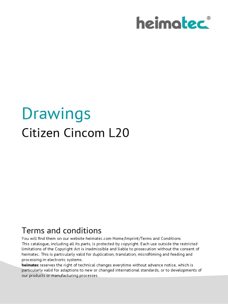 Heimatec Citizen Cincom L20 (2023!00!02) | PDF