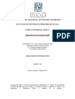 Ergonomía en El Consultorio Dental