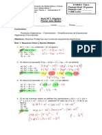 Guía Álgebra Evaluada