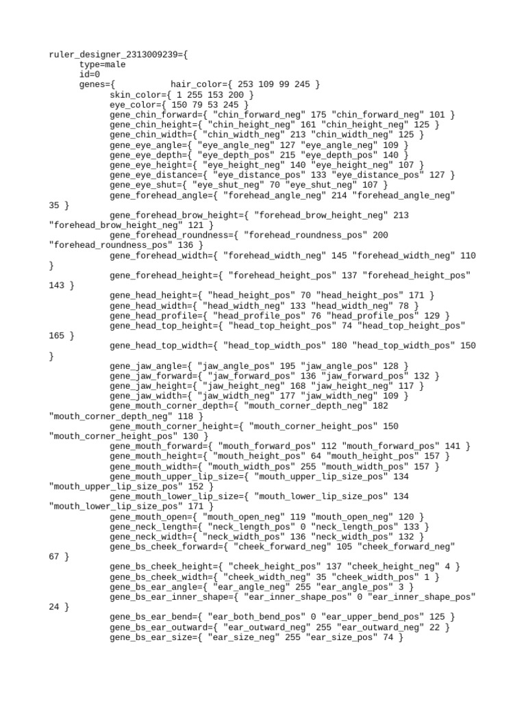 Ck3 character dna pdf