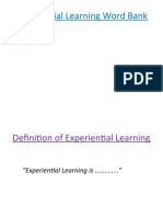 Experiential Learning Workbook