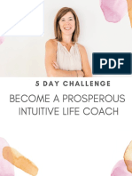 Become A Prosperous Intuitive Life Coach Workbook