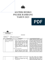 Matrik Resiko Polsek Rambang