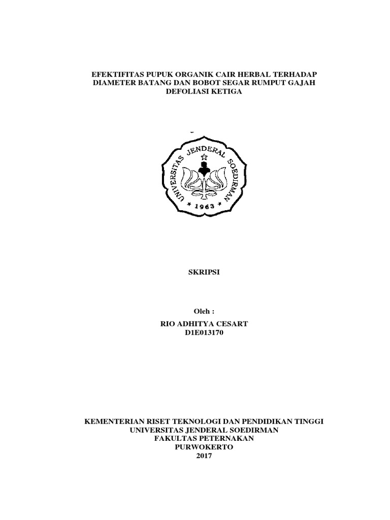 Skripsi Rio Adhitya Cesart TTD Rio | PDF