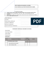 Instrumen Verifikasi Dokumen I KTSP 2013