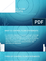 Controlflowstatements 1