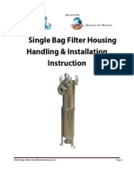 PFI-DHDF - Single Bag Filter Housing Manual Book