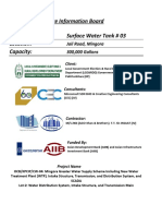 Site Information Board ZKB SWT # 3