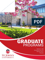 Graduate Viewbook June 2023 by ST Johns University