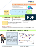 VII EXPERIENCIA DE APRENDIZAJE - ACT 4 - 3°,4° y 5° GRADO - SEM 4