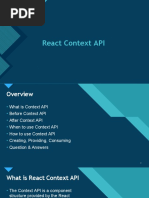React Context API