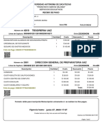 Ficha de Pago Extra Mate y Reinscripción