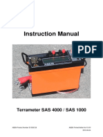Instruction Manual Terrameter SAS 4000 S