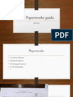 OB Paperworks Guide