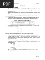 Data Processing Instructions