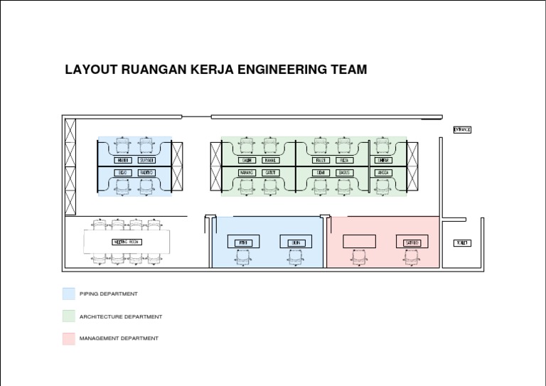 Layout Ruangan Engineering Team | PDF | Technology & Engineering