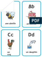 French Alphabet Flashcards