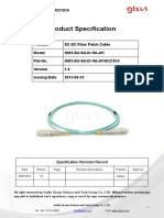 Om3 MM SC Upc To SC Upc 1m Duplex Fiber Optic Patch Cable Data Sheet 221019