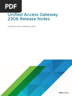 Unified Access Gateway 2306 Release Notes