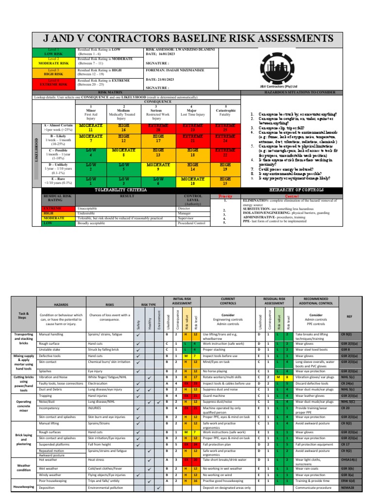 Baseline Review | Download Free PDF | Risk | Hazards