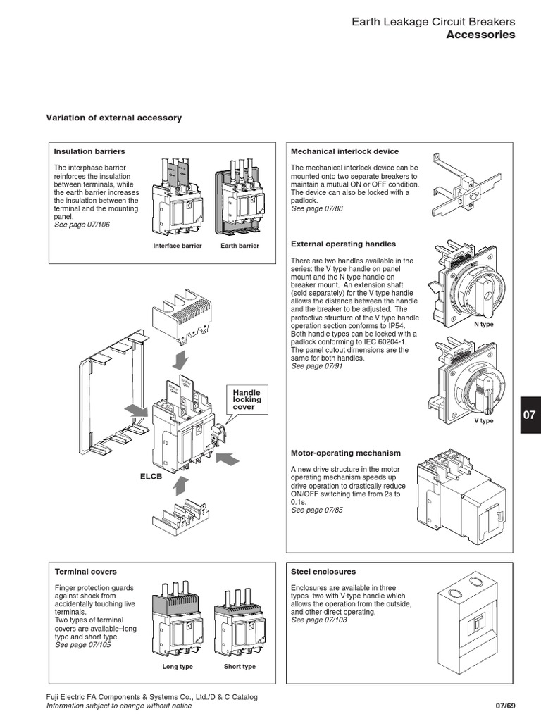 Handle Breaker - 230403 - 03.51.00 | PDF | Alternating Current | Direct ...