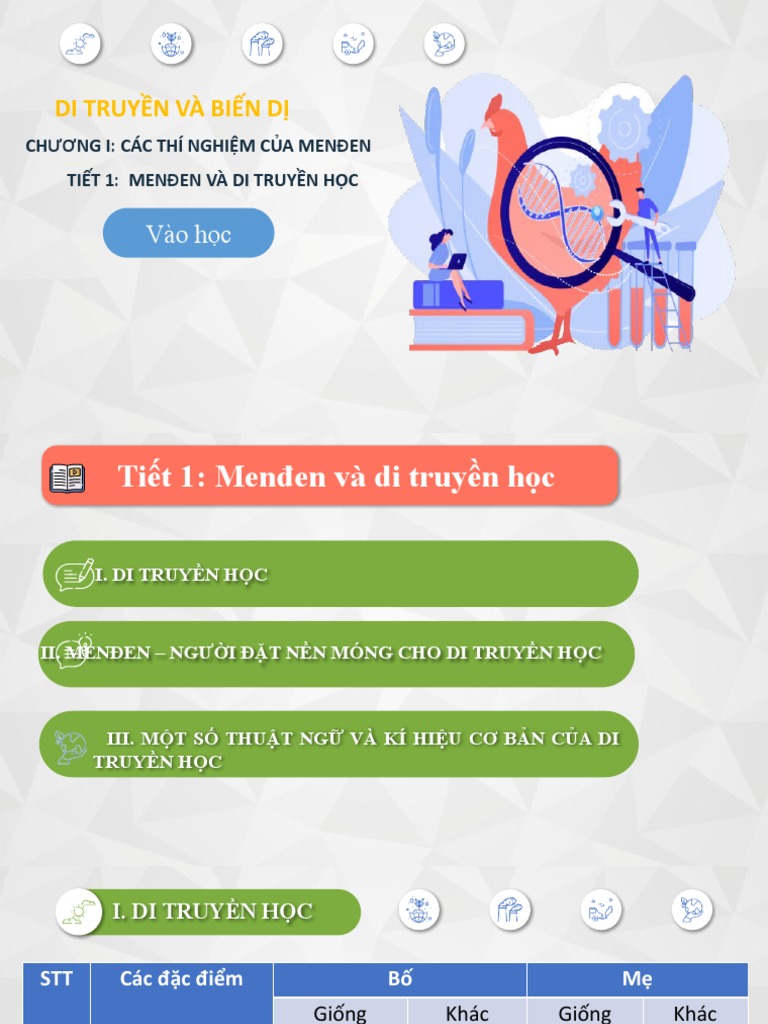 Bai 1 Menden Va Di Truyen Hoc | PDF