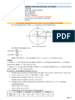 Capitolul 4. Funcții Uzuale. Ecuații: 4.6. Funcțiile Trigonometrice Sin, Arcsin, Cos, Arccos: Definire. Proprietăți