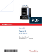 Vanquish Pump H (VH-P10-A-02) - Operating Manual