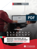 Reporte de Discapacidad A Nivel Nacional Hasta 2022