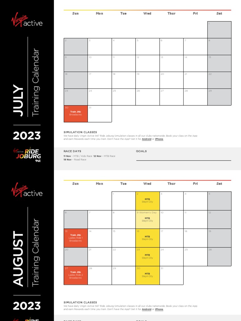 0472VA Training Calendars Template Ride JHB Update05 2 PDF Apple