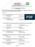 Diagnostic Test in Practical Research 1