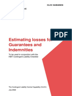 CLCC Guidance Estimating Losses For Guarantees and Indemnities