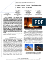 Vision Transformer Based Forest Fire Detection For Smart Alert Systems